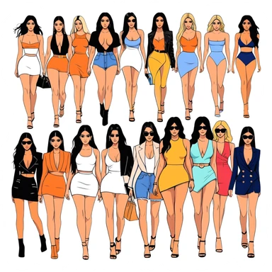 Josh King Madrid JetSet, Tefi Valenzuela, Ana Cheri, Valeria Orsini, Timiree, Kim Kardashian , Kylie Jenner, Narmin Assira, Jamie Maelani, Ashley Flores, Dan Fleyshman, DanielG, Shelby Sapp🔥🔥🔥 sticker