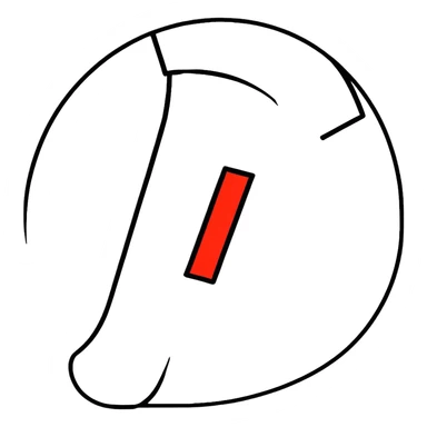 red exclamation point sticker