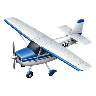 cessna 172 from above sticker