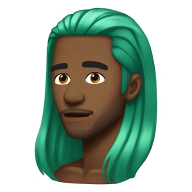 Frank ocean green hair sticker
