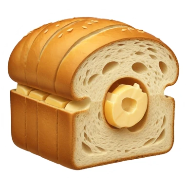 i dont need any hole or butter just simple bread load sliced  sticker