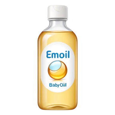 baby oil label sticker