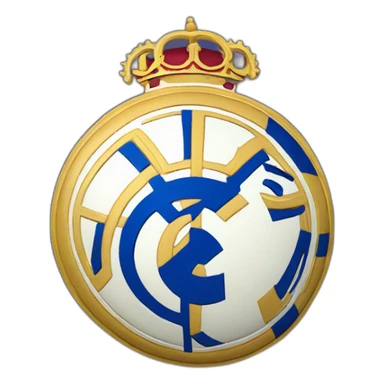 Réal madrid logo sticker