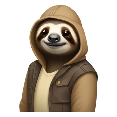 Sloth thinking I love Maddy dressed as Chappell roan sticker