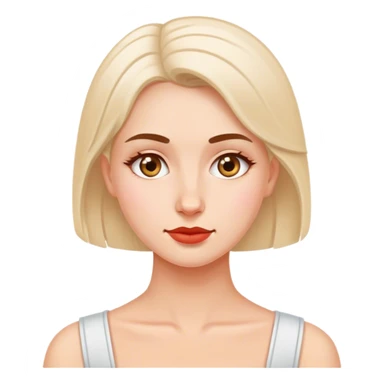 traditional polish european woman simple sticker