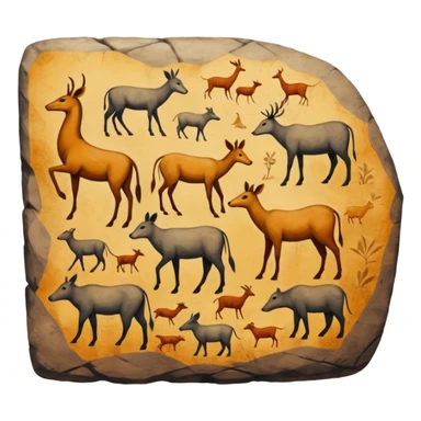 old civilization Cave Painting  sticker