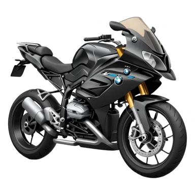Black BMW bike sticker
