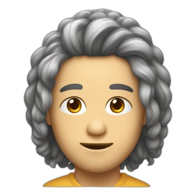 criar uma loirinha de cabelo comprido e liso, usando fone de ouvido sticker