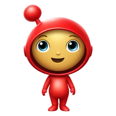 Po from the Teletubbies  sticker