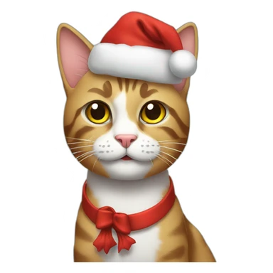 christmascat sticker