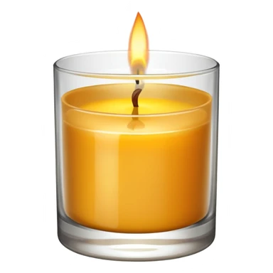 Vela aromática no copo sticker