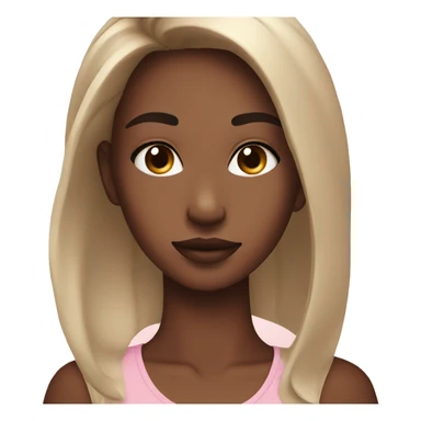 Girl skincare sticker