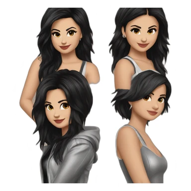 demi lovato and selena gomez sticker