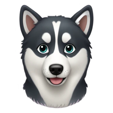 Germán sheperd husky sticker