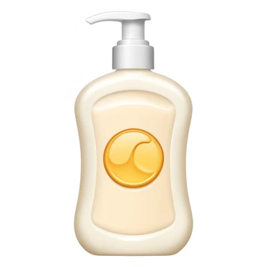 Body lotion cream form sticker