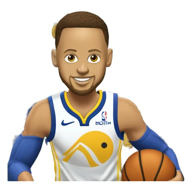Steph curry shooting basketball  sticker
