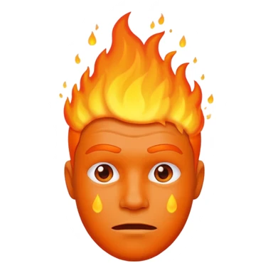 Man peeing fire sticker