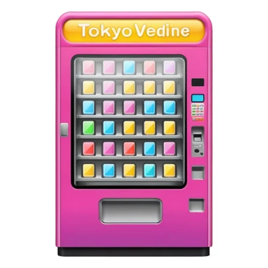 tokyo vending machine sticker
