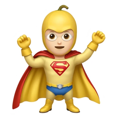 banana as superhuman sticker