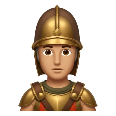 a greek soldier  sticker