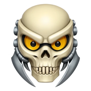 bone predator armor sticker