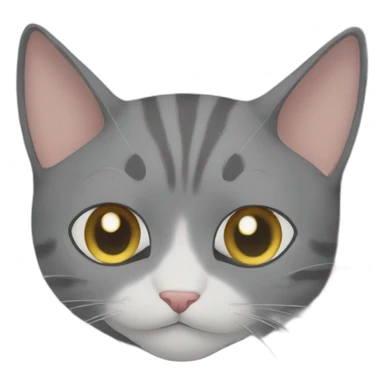 cat watching anime sticker