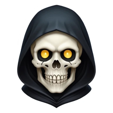 grim reaper head only sticker