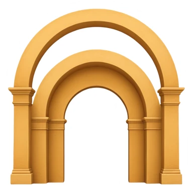 three arches like santa barbara serial sticker
