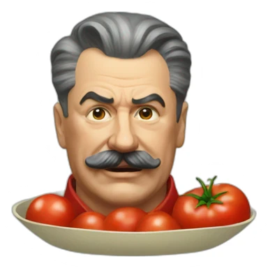 stalin eat tomato sticker