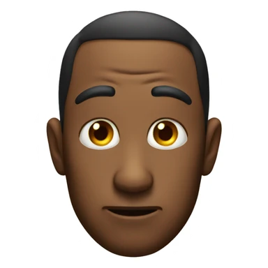 Emoji giving a side eye sticker