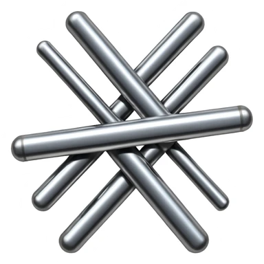 bars merging into one sticker