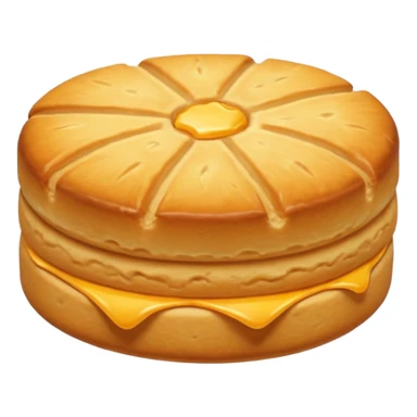 Biscuit simple sans visage sticker