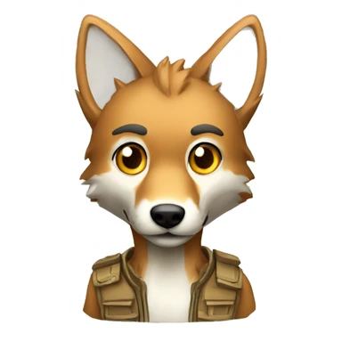 video game coyote sticker
