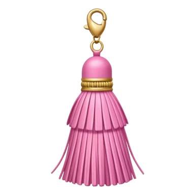 pink ade tassel pendant sticker