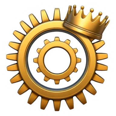 Pignon de mécanique et couronne w porte satellite w planétaire  sticker