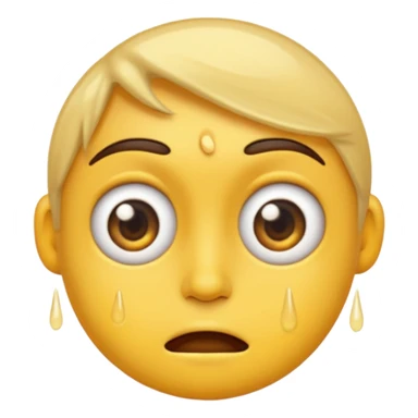 I want the emoji to be dizzy and sweaty and sweaty and transparent with yellow skin color and bold like all emoji’s  sticker