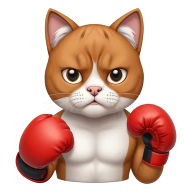 CAt boxer  sticker