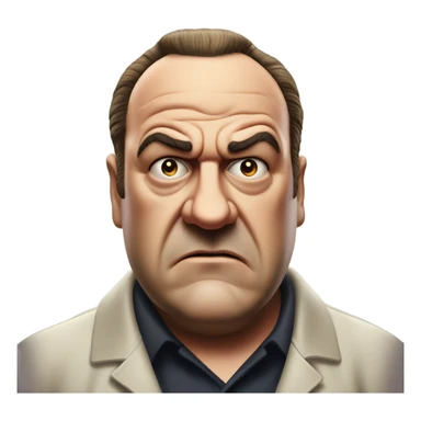 Tony Soprano angry sticker