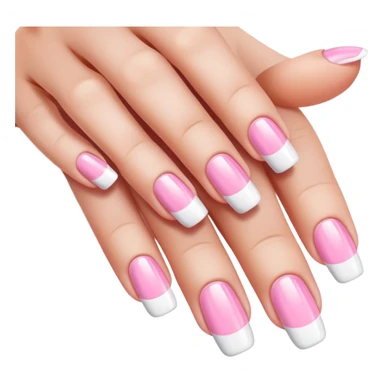 french tip nails sticker