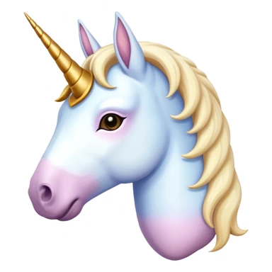 Unicorn with a peanut sticker