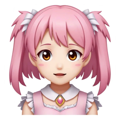 Madoka saying yippie  sticker