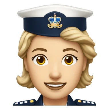 british airways female captain  sticker