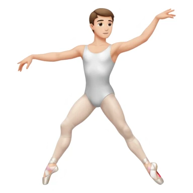 male.ballet dancer sticker