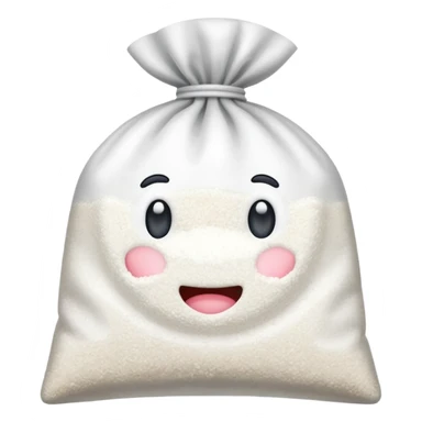 bag of sugar no face sticker