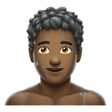 cool dude in shower sticker