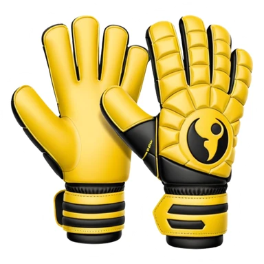 Football goalkeeper gloves sticker