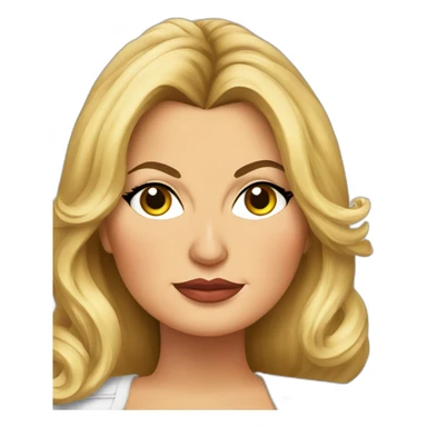 jennifer coolidge doing a side eye sticker