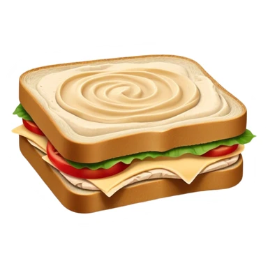 Turkey hummus sandwich  sticker