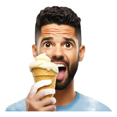 Steven Furtick licking ice cream sticker