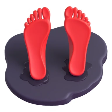 Dracula's footprint sticker